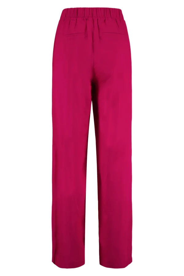 Best satijnen twill broek roze rood Broeken & Jeans