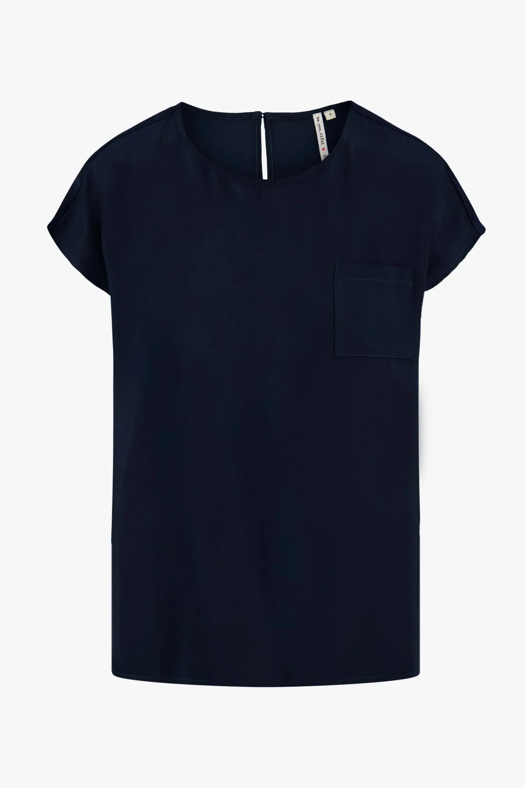 zusss_satijnen_twill_top_met_boothals_donkerblauw_0.webp Fashion satijnen twill top met boothals Tops