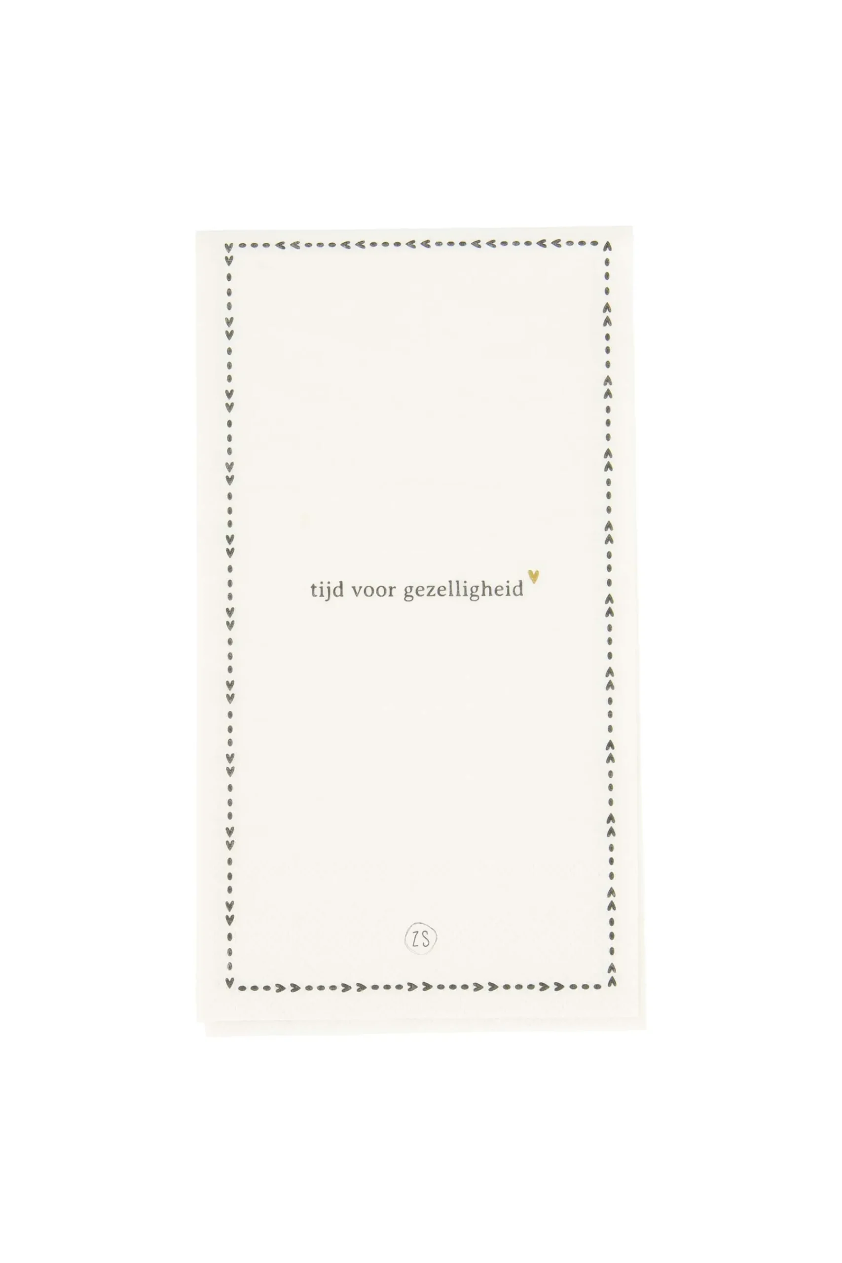 zusss_servetten_gezelligheid_xcm_witantracietgrijs_1.webp Outlet servetten gezelligheid 11x20cm Servetten