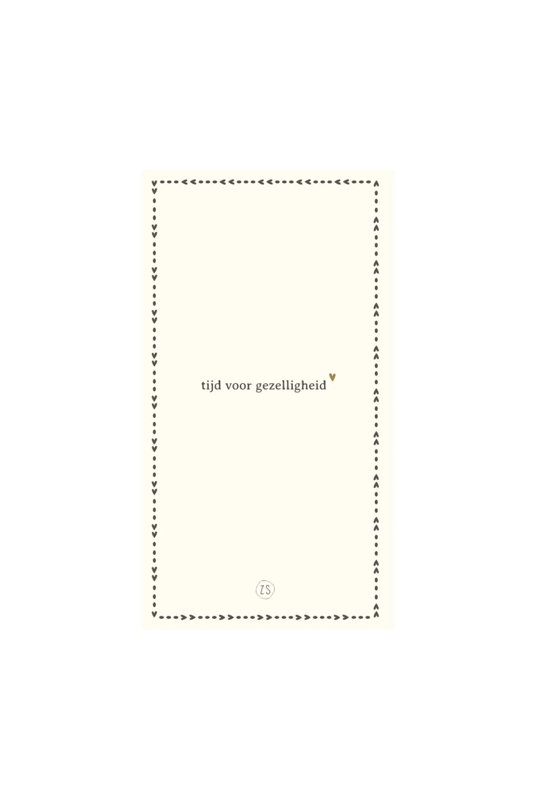 zusss_servetten_gezelligheid_xcm_witantracietgrijs_2.webp Outlet servetten gezelligheid 11x20cm Servetten