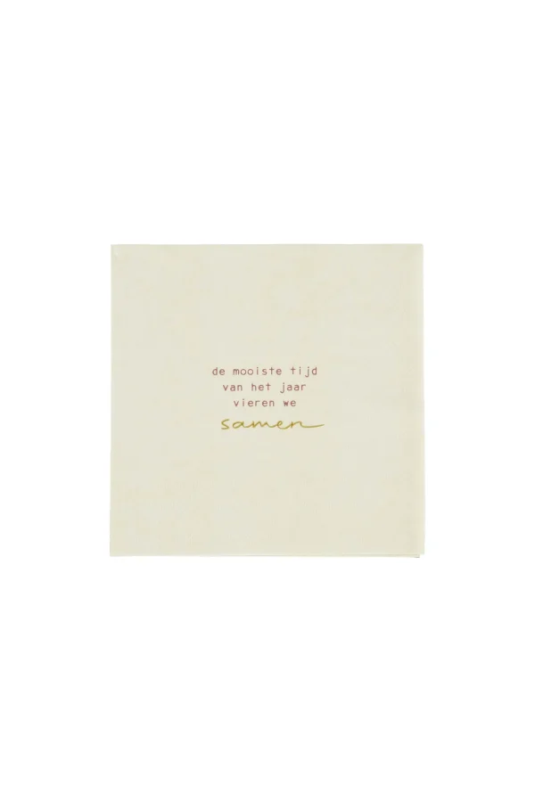 Shop servetten vierkant gedicht 16,5x16,5cm Servetten