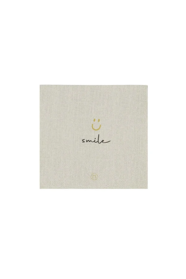 Discount servetten vierkant 12,5x12,5cm smile linnen Servetten