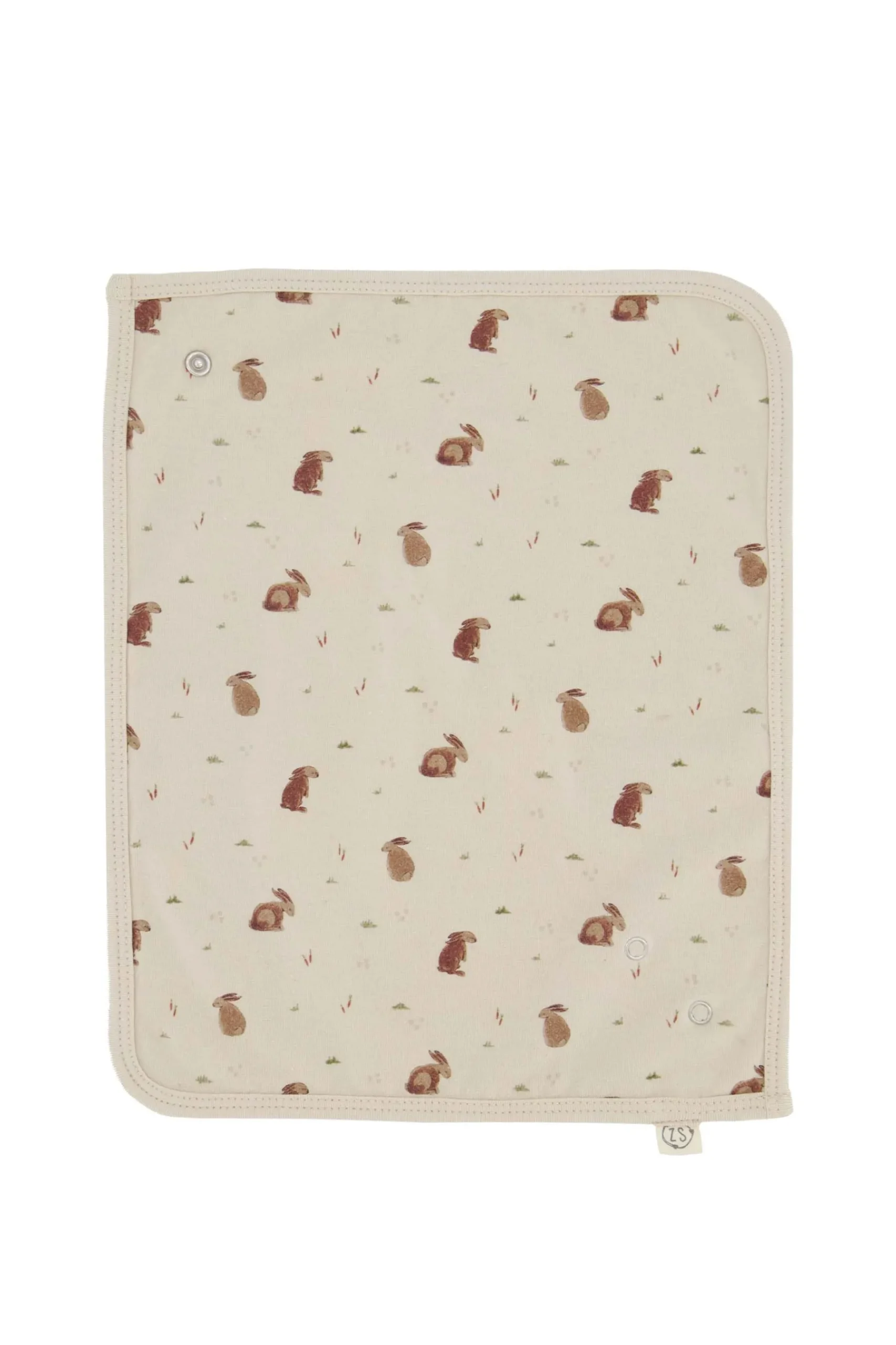 zusss_slabbetje_konijntjes_leem_2.webp Flash Sale slabbetje konijntjes leem Baby