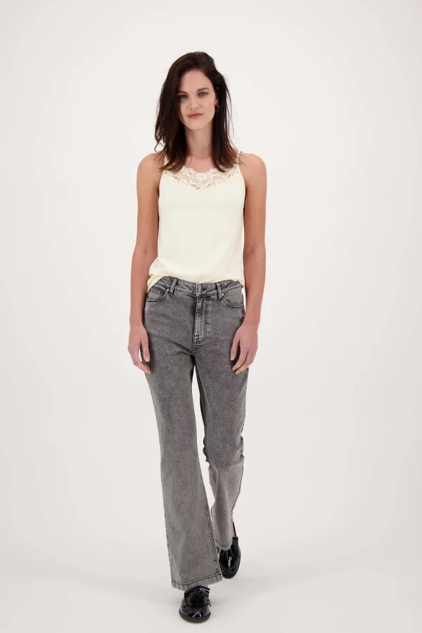 Best spaghetti top met kant Tops