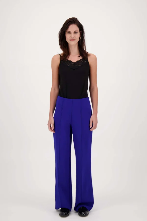 Store spaghetti top met kant Tops