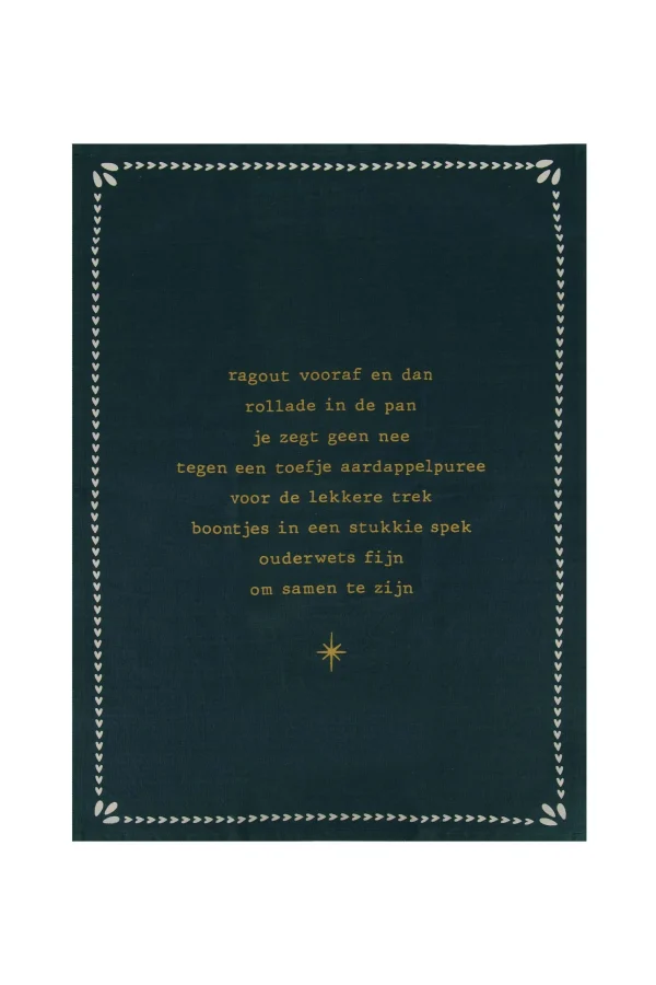 Discount theedoek gedicht Keukentextiel