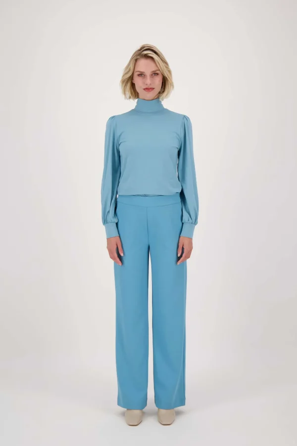 Hot top met lange mouwen en col Tops