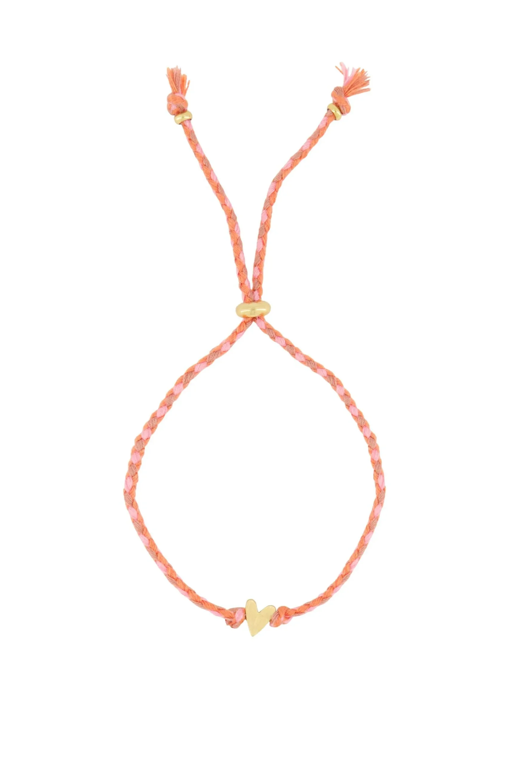 zusss_touwarmbandje_met_hartje_koraalrozegoud_1.webp Discount touwarmbandje met hartje Armbandjes