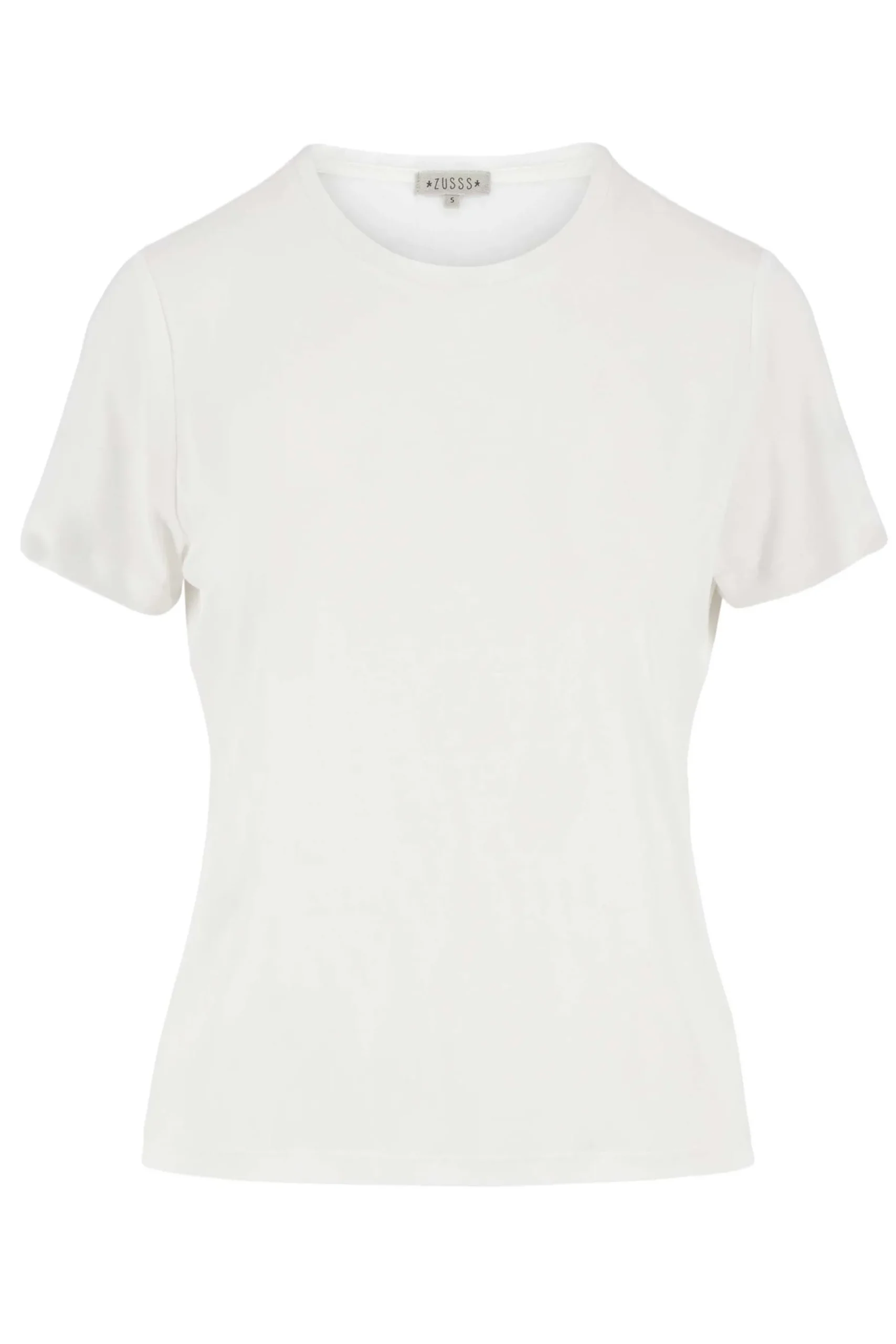 zusss_tshirt_met_ronde_hals_wit_0.webp Sale t-shirt met ronde hals Tops