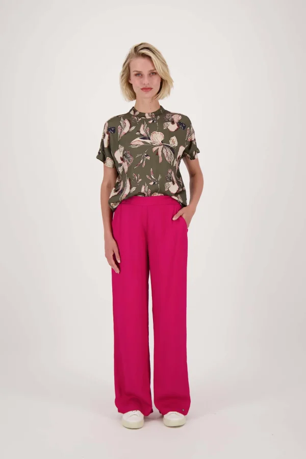 Cheap turtle top met iris bloemen print Tops