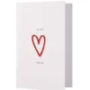 Fashion wenskaart hartje strijkembleem Kaartjes