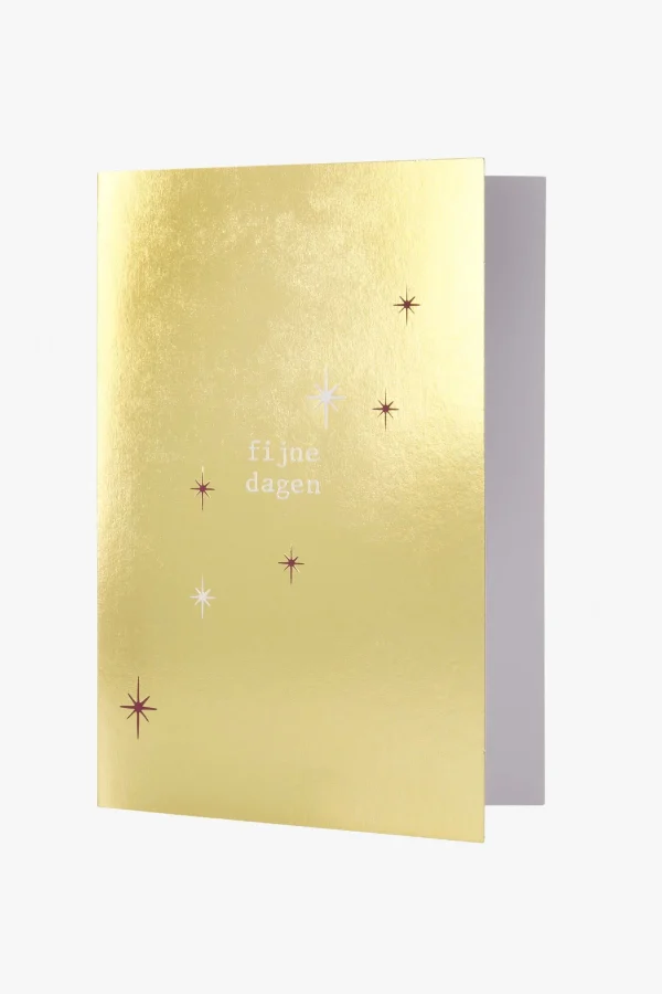 Discount wenskaart met en envelop fijne dagen Kaartjes